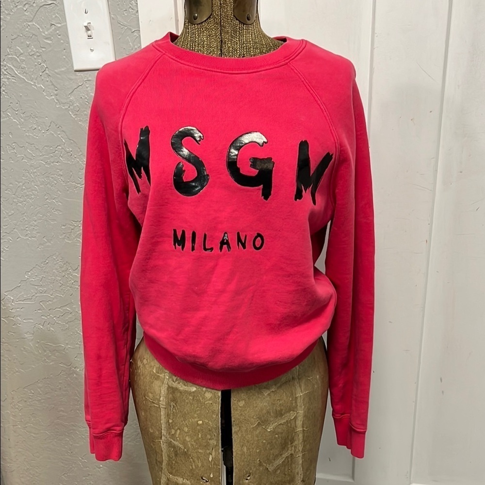 MSGM MILANO MADE IN ITALY CREWNECK PULLOVER SWEATER XS